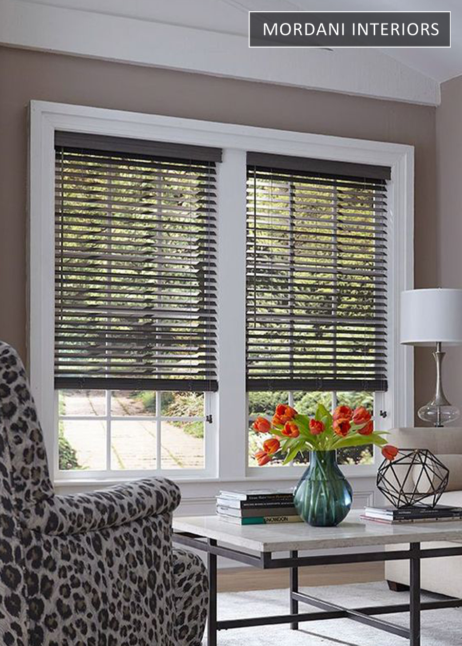 American Dark Walnut Wooden Venetian Blinds